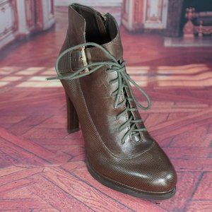 SAK Fifth Avenue "Sasha" Leather Bootie Sz 38 US 7.5(R) ONE SHOE ONLY AMPUTEE